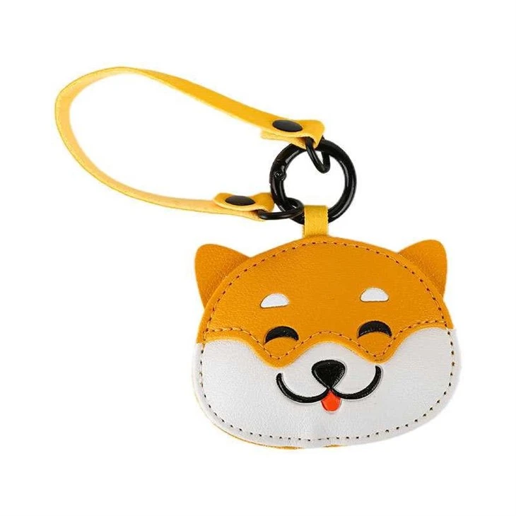 Leather Cute Animal Keychain