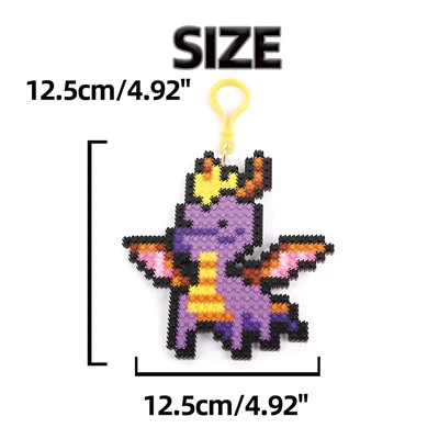 Фиолетовый летающий дракон